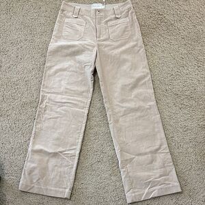 NWT Golden Brown The Label Velvet Pants